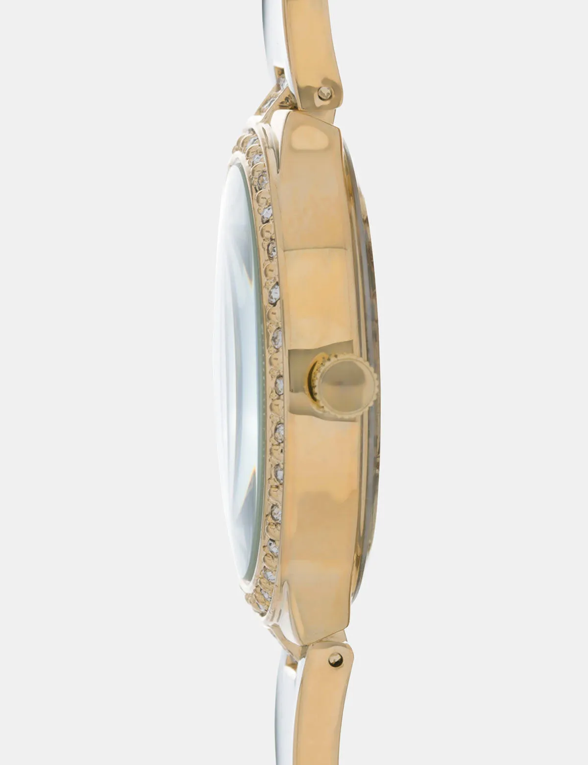 BRACLET WATCH WITH DIAMOND FACE