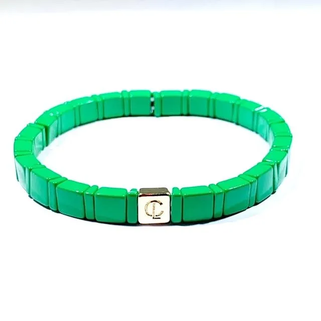 Caryn Lawn - Tiny Tile in Kelly Green