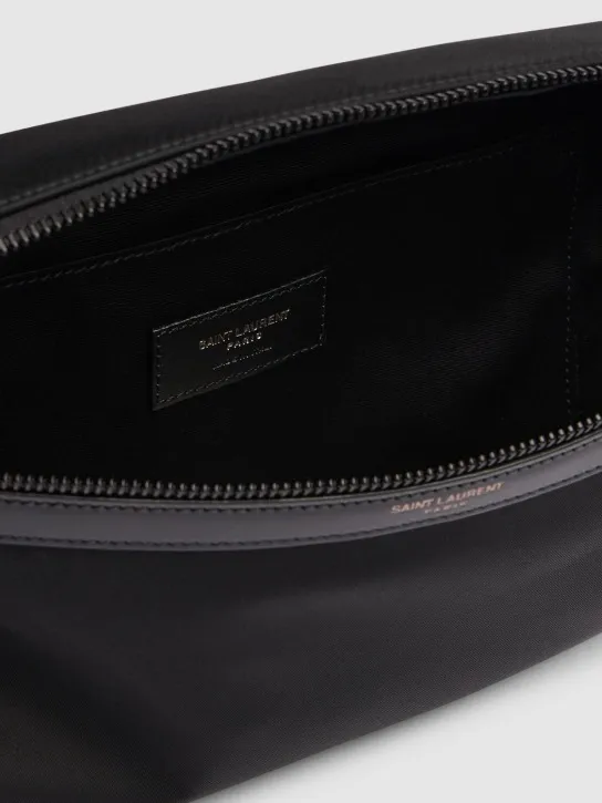 Saint Laurent   City leather &amp; nylon crossbody bag 